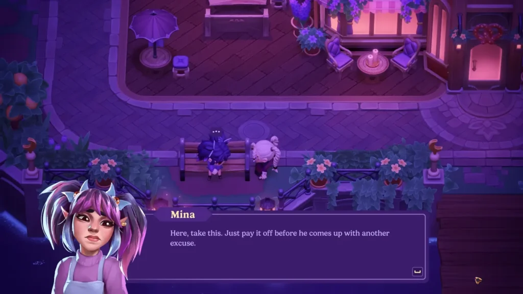 Mina offers to provide the 350 coins