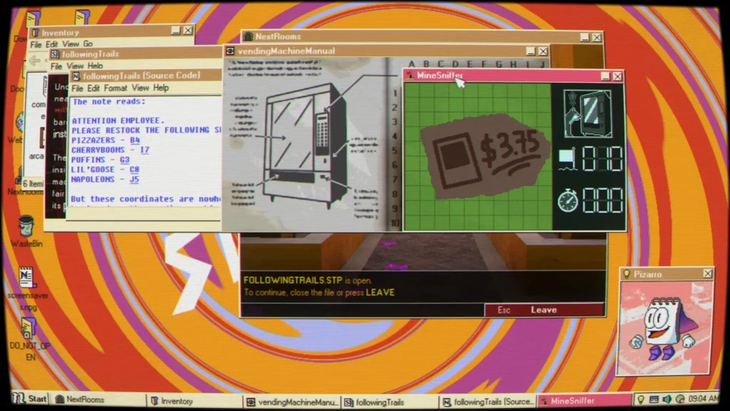 MineSniffer game at the Cabinet Arcade Store in Desktop Explorer