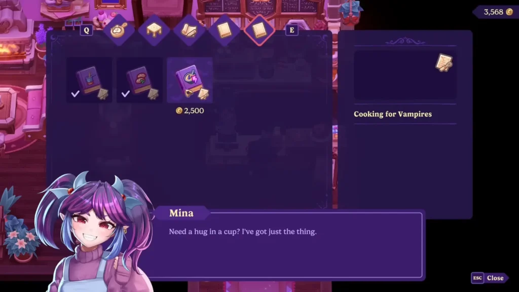Moonlight Peaks Mina Shop