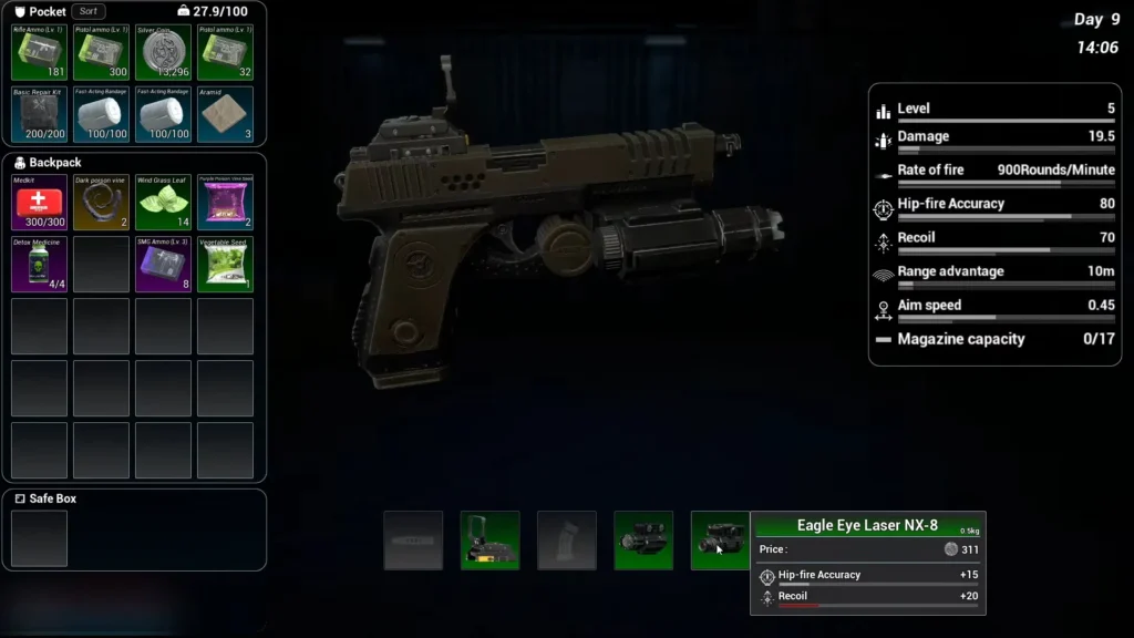 Nuclear Epoch Eagle Eye Laser Weapon