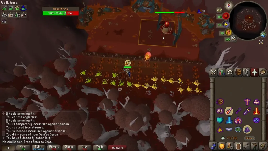 OSRS Maggot King Melee Phase Guide