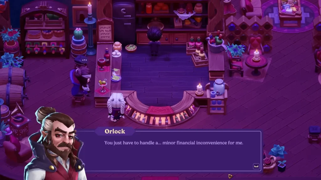 Find Orlock at the Broken Lamp Bar