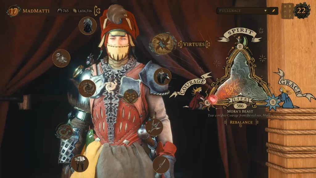 Soulframe Totem Virtue slots