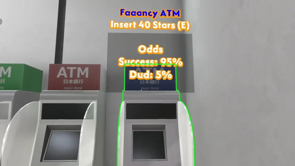 Supermarket Chaos Blue ATM