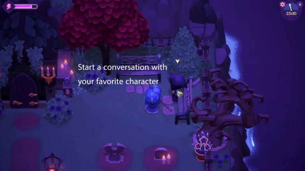 Start a conversation with your favorite character
