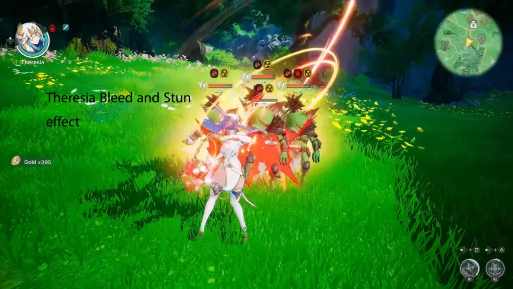 Theresia Bleed and Stun Effect