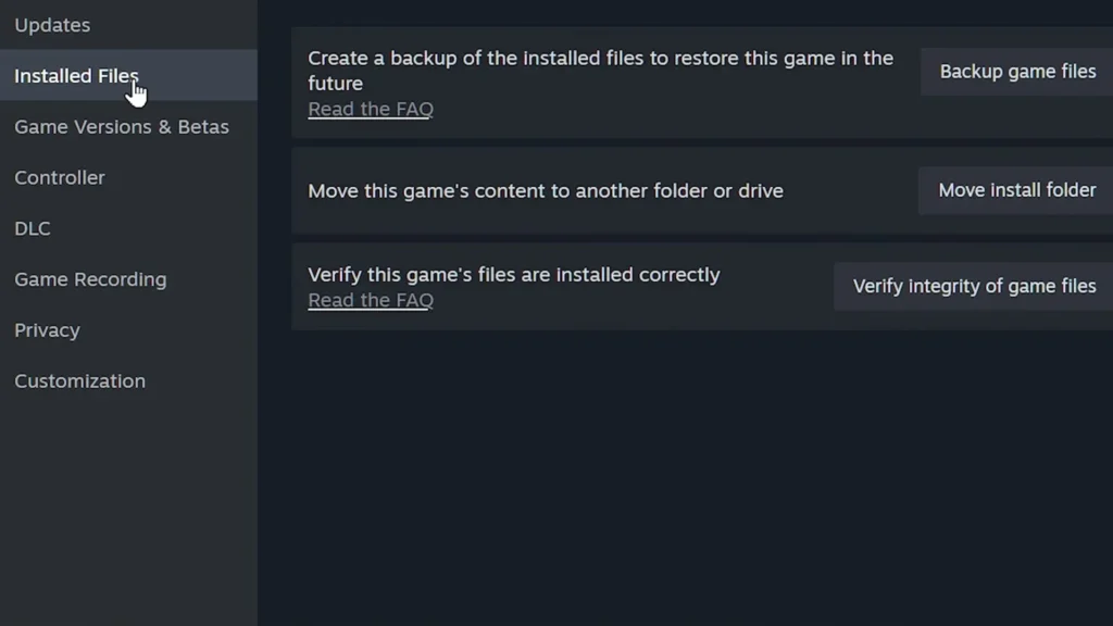 Verifying Black Flag Resynced files on Steam