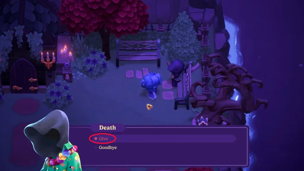 give option in moonlight peaks