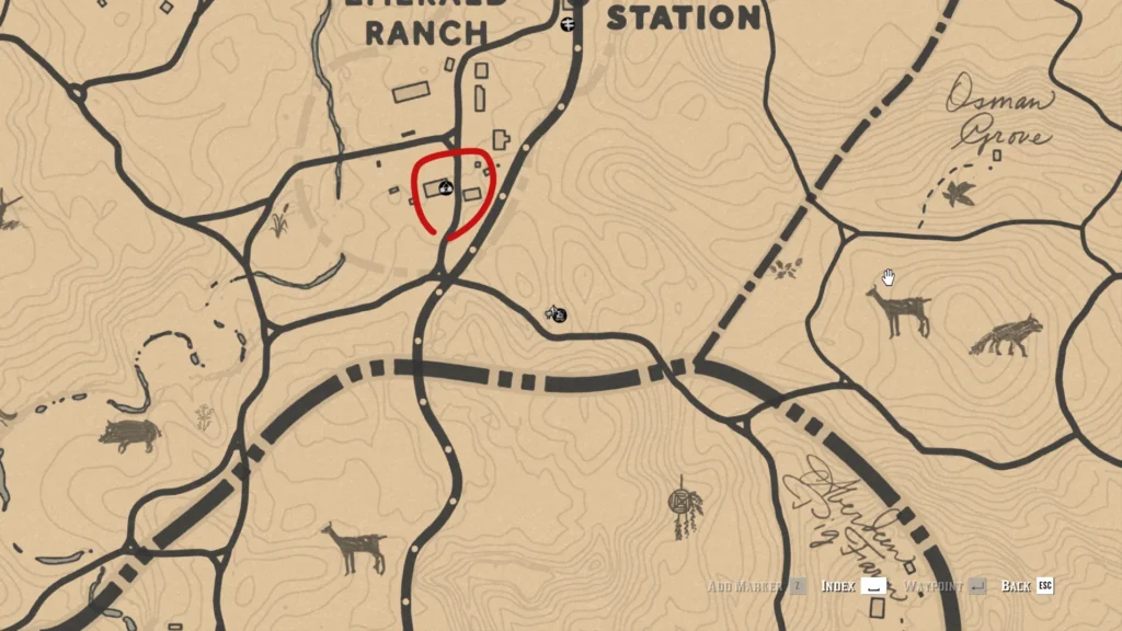 rdr2 hatchet location