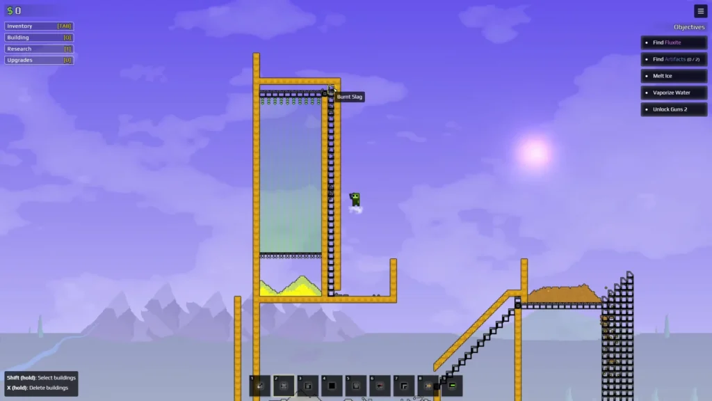 A Simple System of Kinetic Press Without Clogging