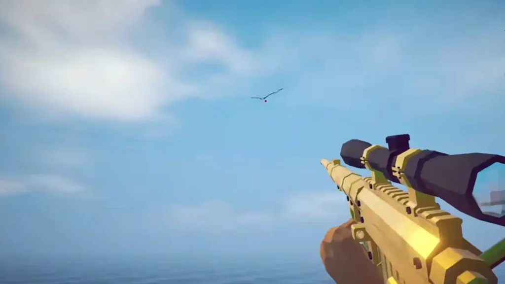 Albatross on the sky