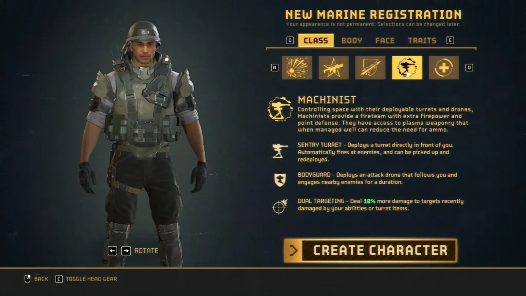 Alien Fireteam Elite 2 Machinist