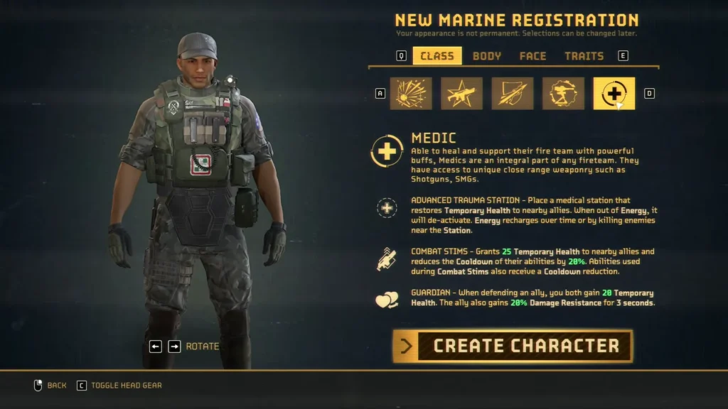 Alien Fireteam Elite 2 Medic
