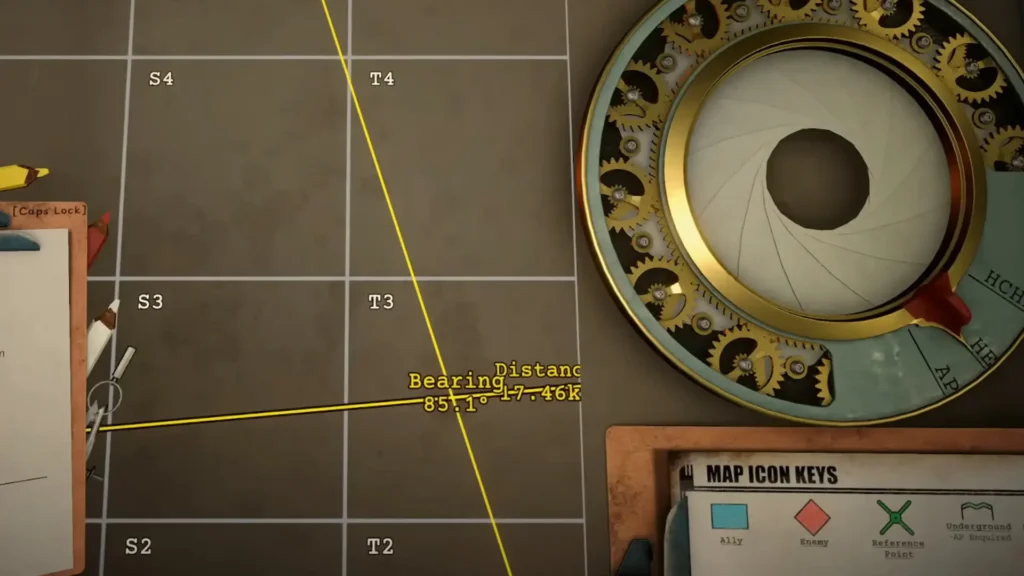 Bearing plus Distance Triangle