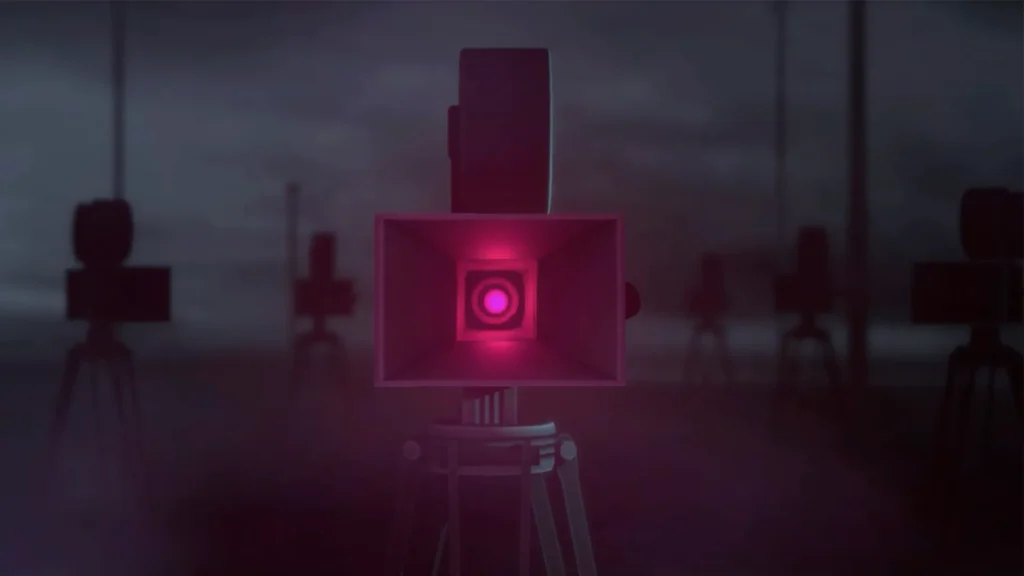 Camera in Twisted tower