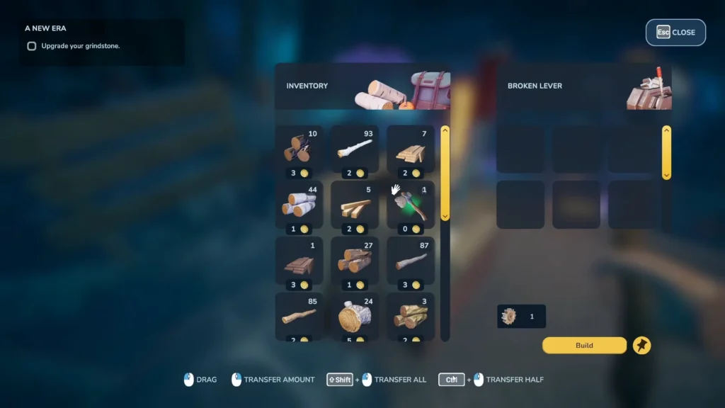 Chop Chop Inc fix the lever