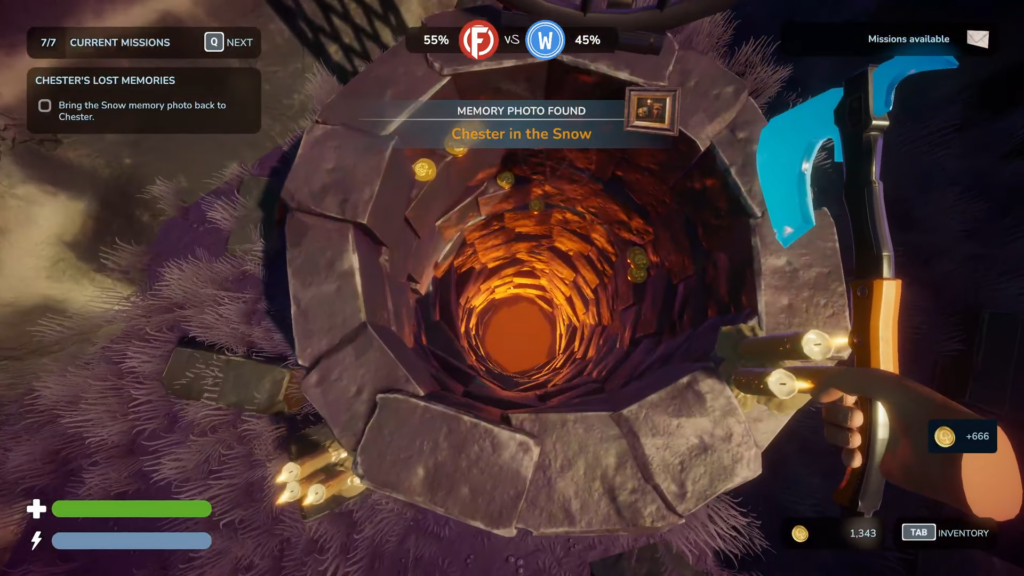 How to Open the Well in Chop Chop Inc