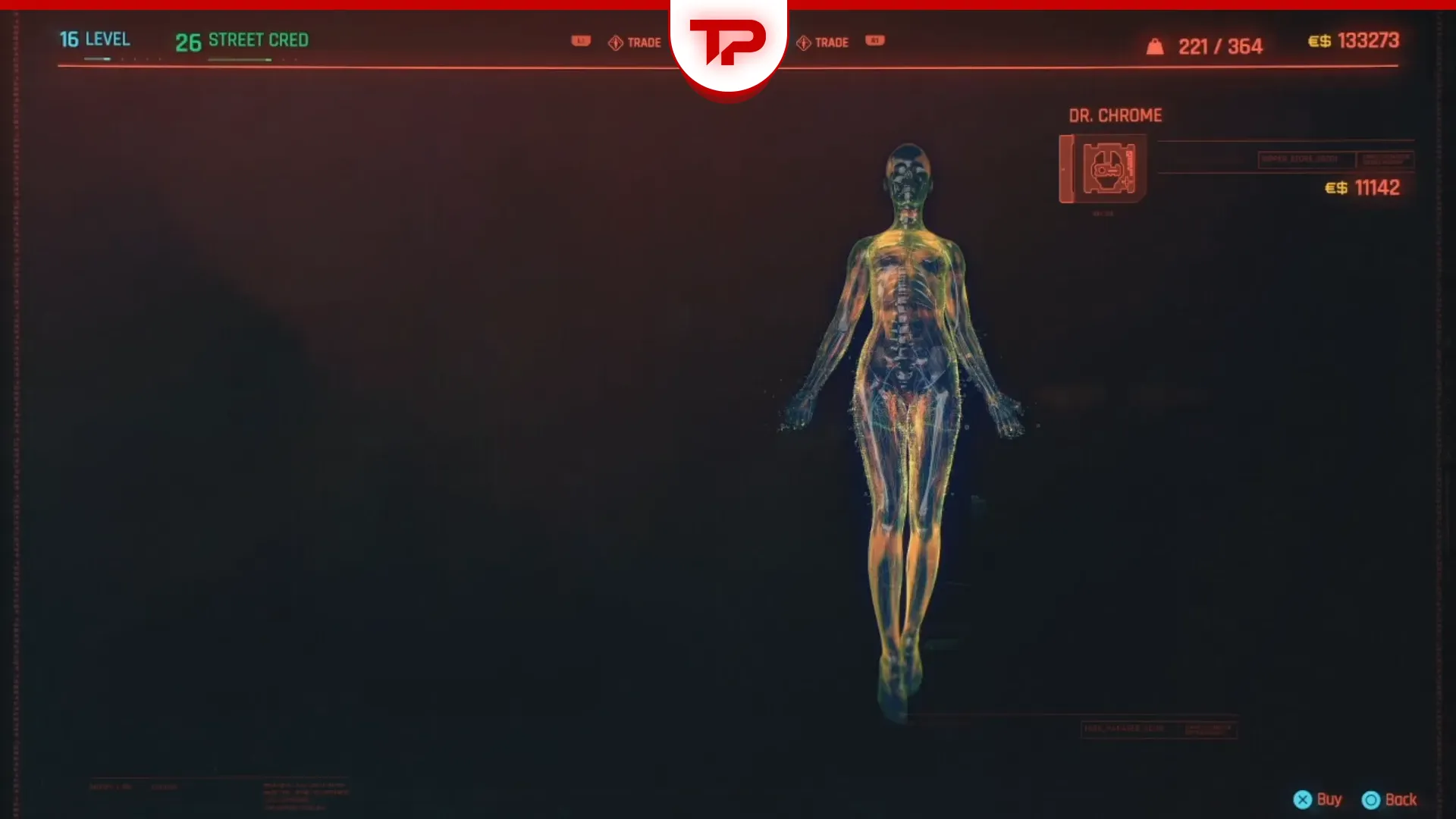 Cyberpunk 2077 Integumentary System Cyberware