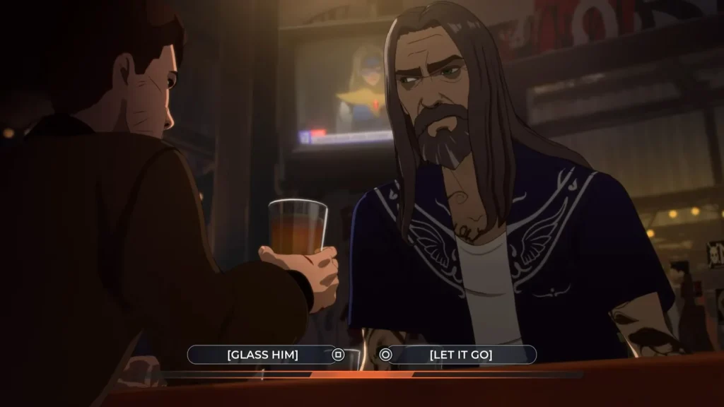 Dispatch Glass Him or Let It Go choice at The Sardine