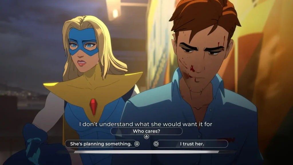 Dispatch Robert and Blonde Blazer on the billboard at the end of Episode 7