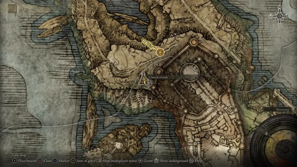 Elden Ring Church of Irith Location