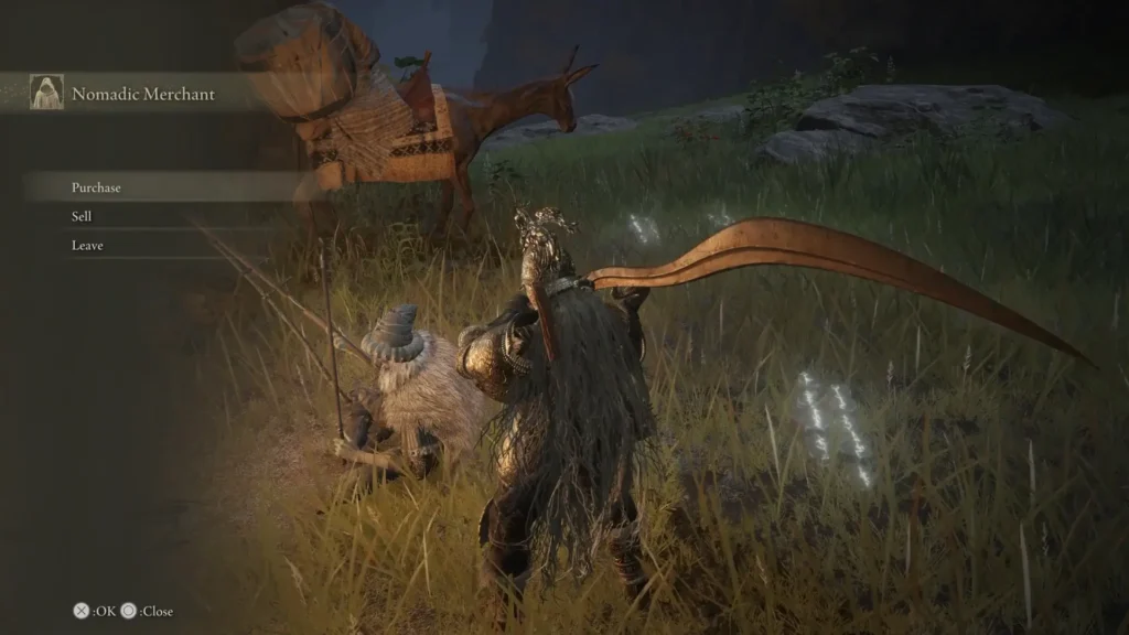 Elden Ring Nomadic Merchant Location