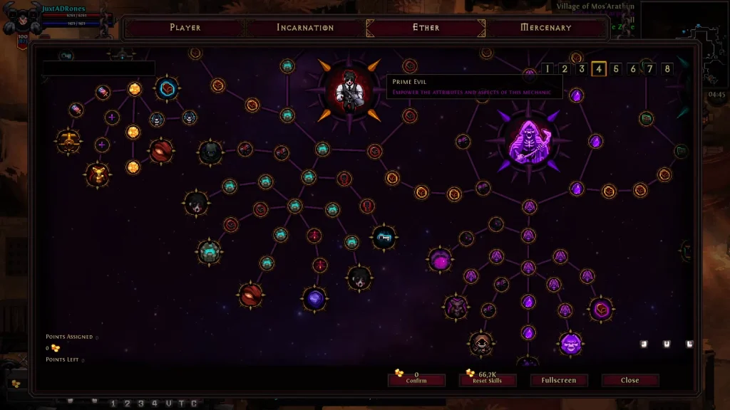 Ether tree builds