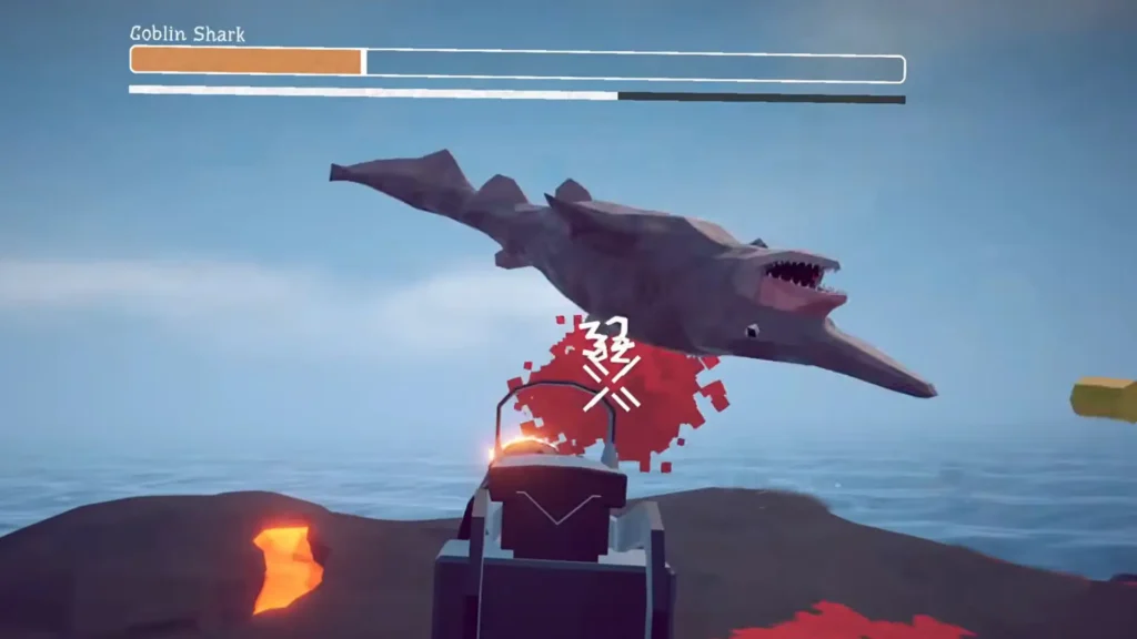Fighting Goblin Shark