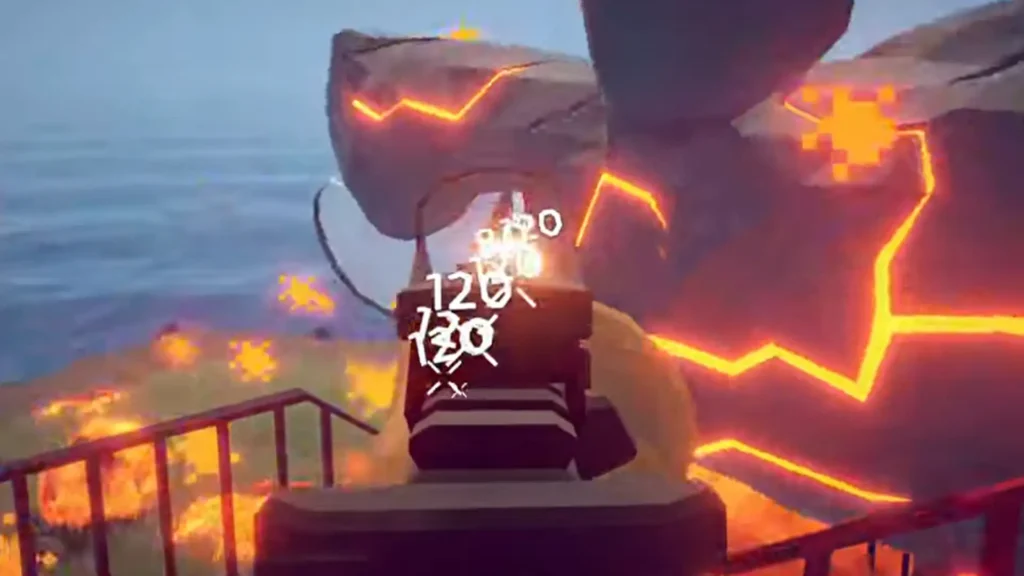 Fighting with How to Fish Game Final Boss