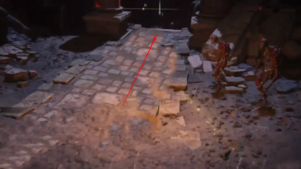 Going to Across the Blood Lake Golden Seed - Step 1