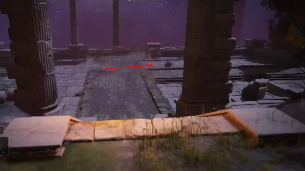 Going to Across the Blood Lake Golden Seed - Step 2