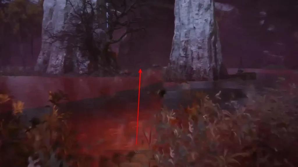 Going to Across the Blood Lake Golden Seed - Step 3