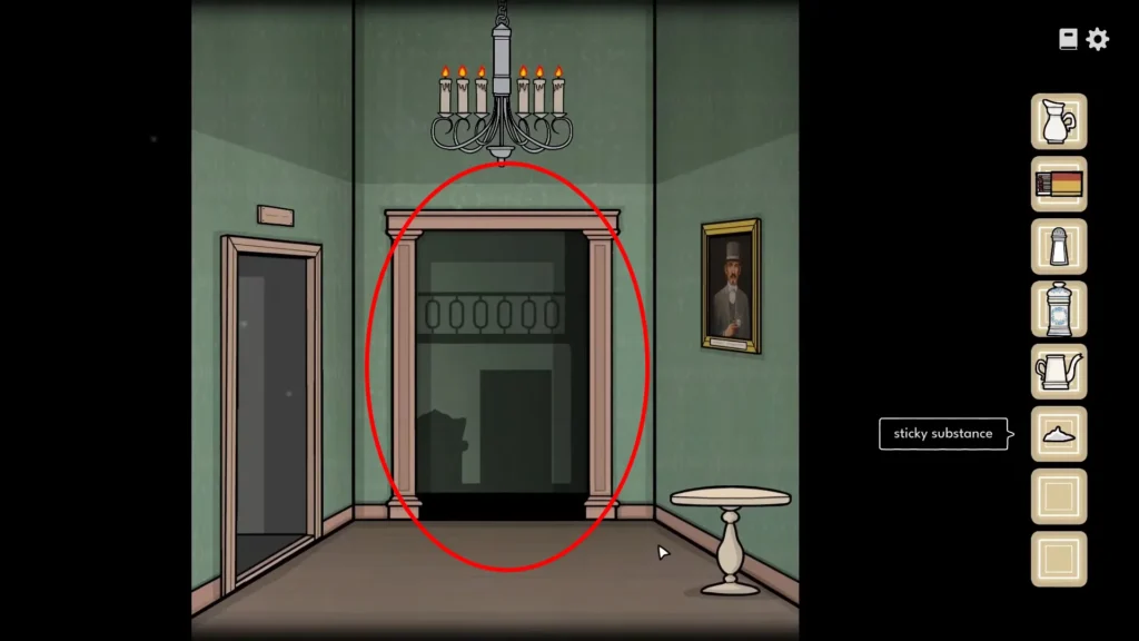 Going to the back room in Servant of The Lake