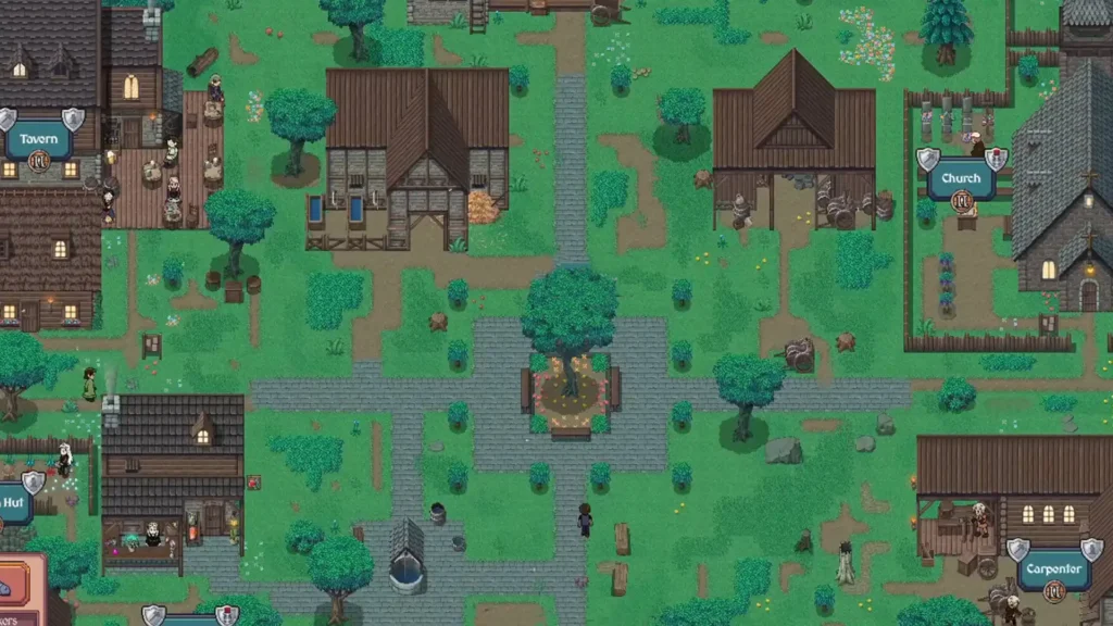 Hearth and Hamlet town square