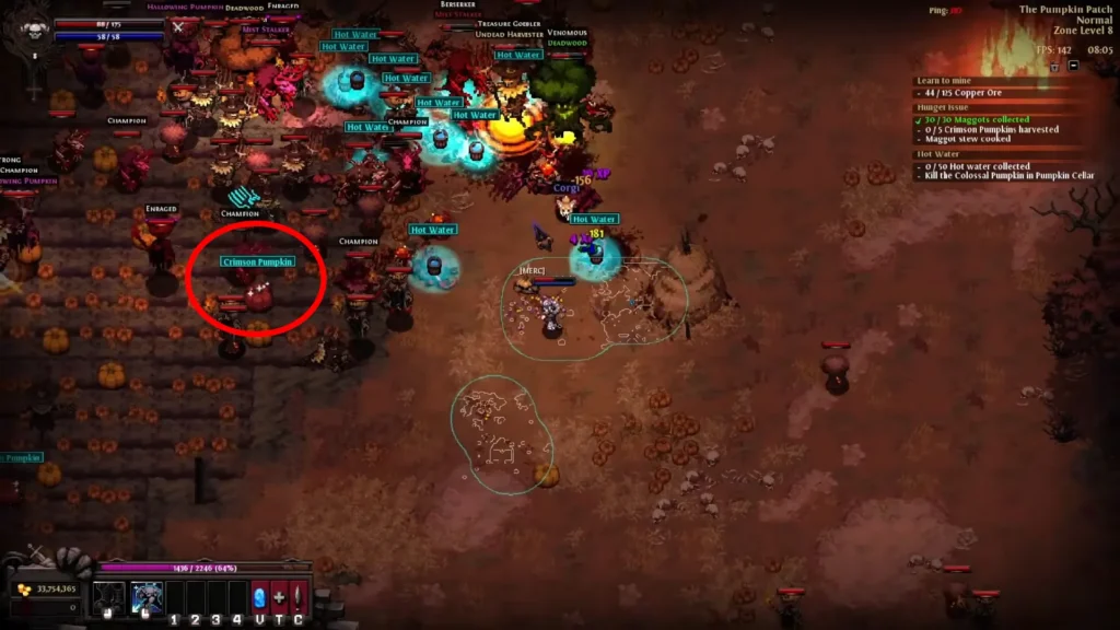 Hero Siege Crimson Pumpkin
