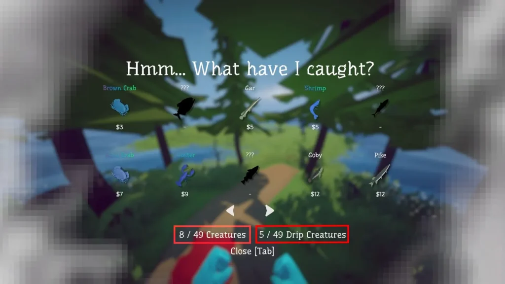 How to Fish Normal Creatures and Drip Creatures