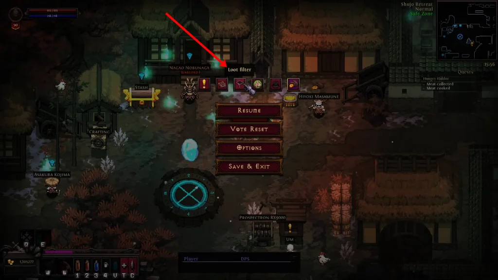 How to Open Loot Filter in Hero Siege