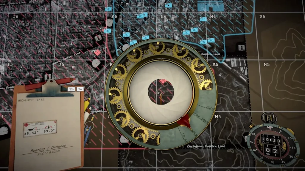 Locating the Target in Iron Nest