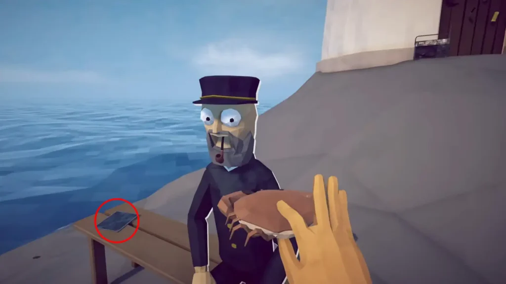 Radar next to the lighthouse guy