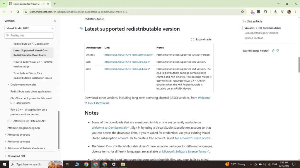 Reinstall DirectX and Visual C++ Redistributables