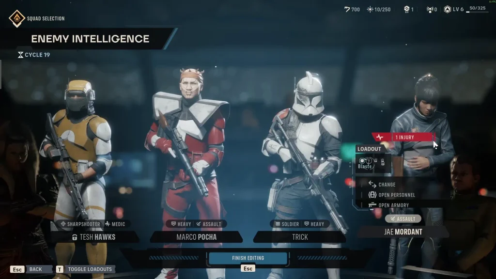 Does romance system exist in Star Wars Zero Company
