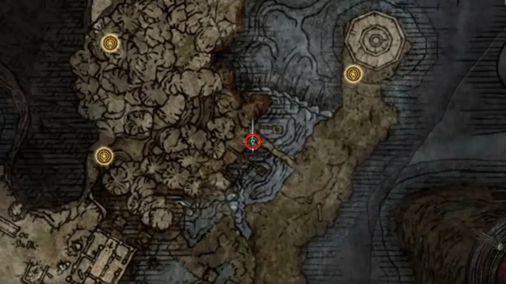 Siofra River Golden Seed Location on the map