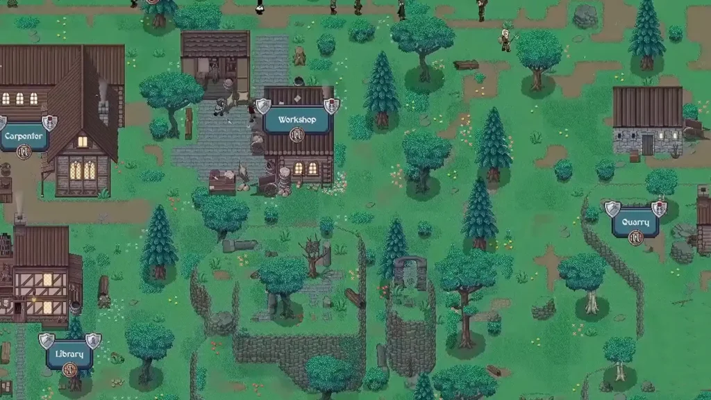 Some buildings in Hearth and Hamlet