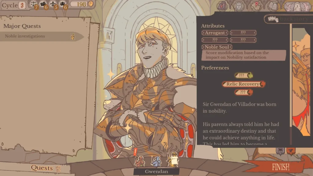 Sovereign Tower Gwendan Stats