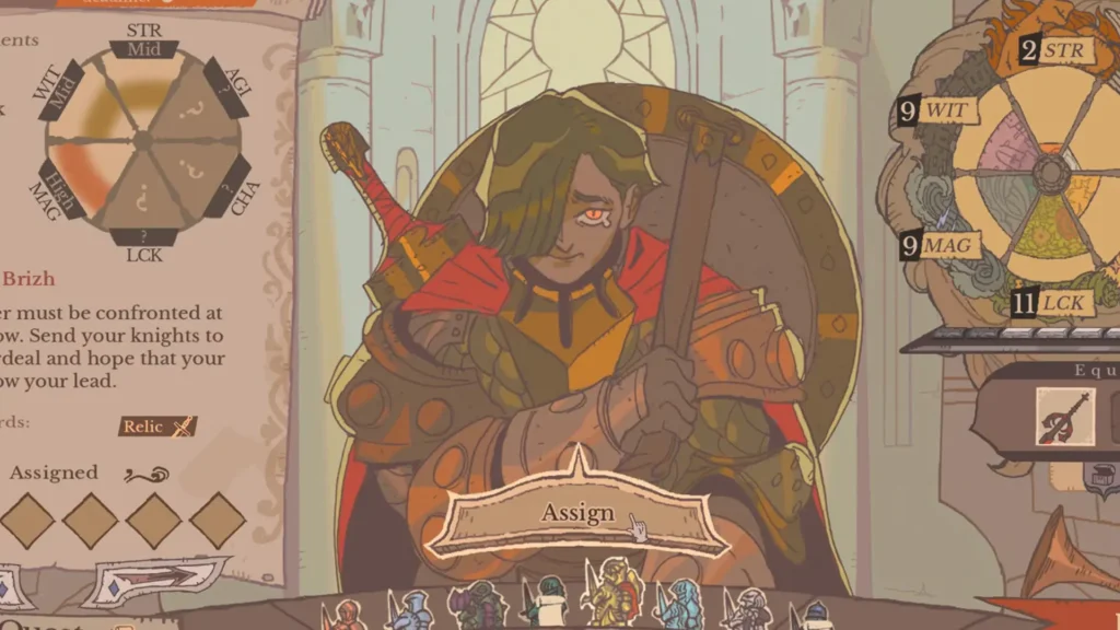 Talking with one of the characters in Sovereign Tower