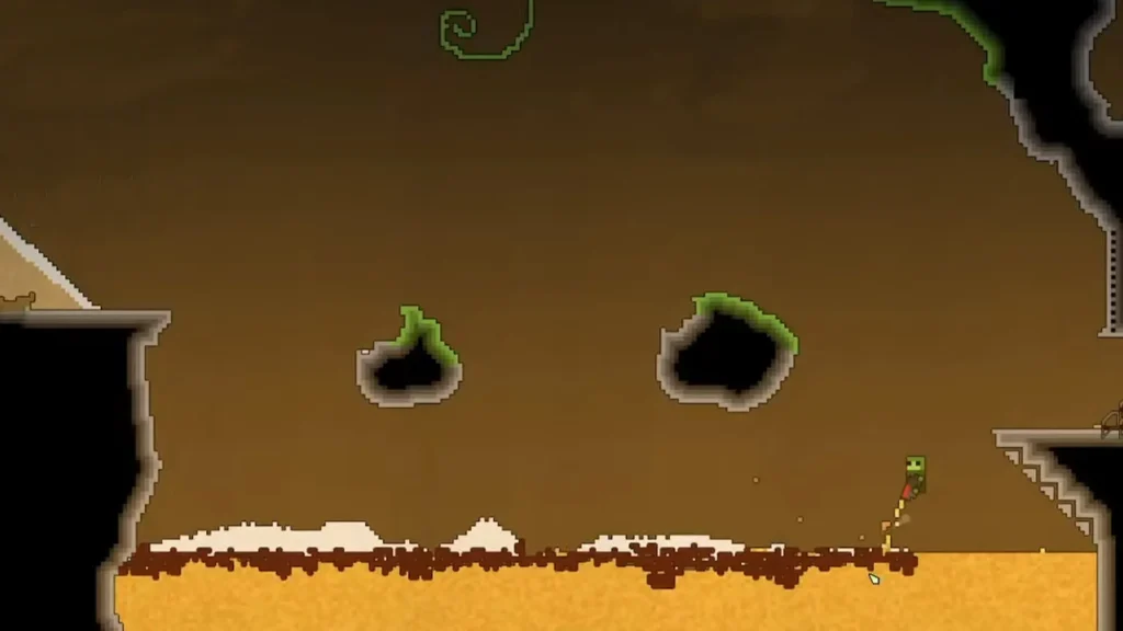 The lava freezes into Scoria.