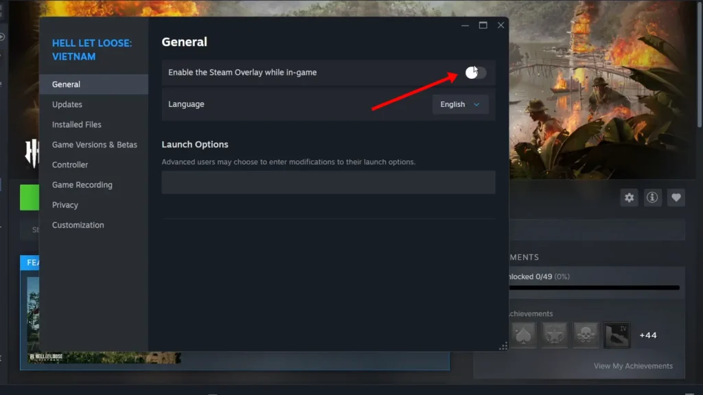 Turn Off Overlays and Background Apps
