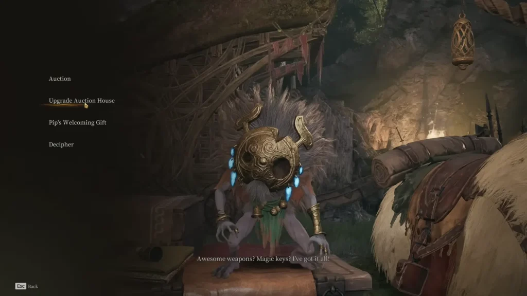 Upgrades in Mistfall Hunter