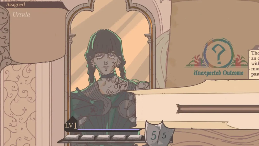 Ursula after being recruited