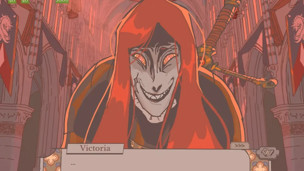 Victoria's demon face